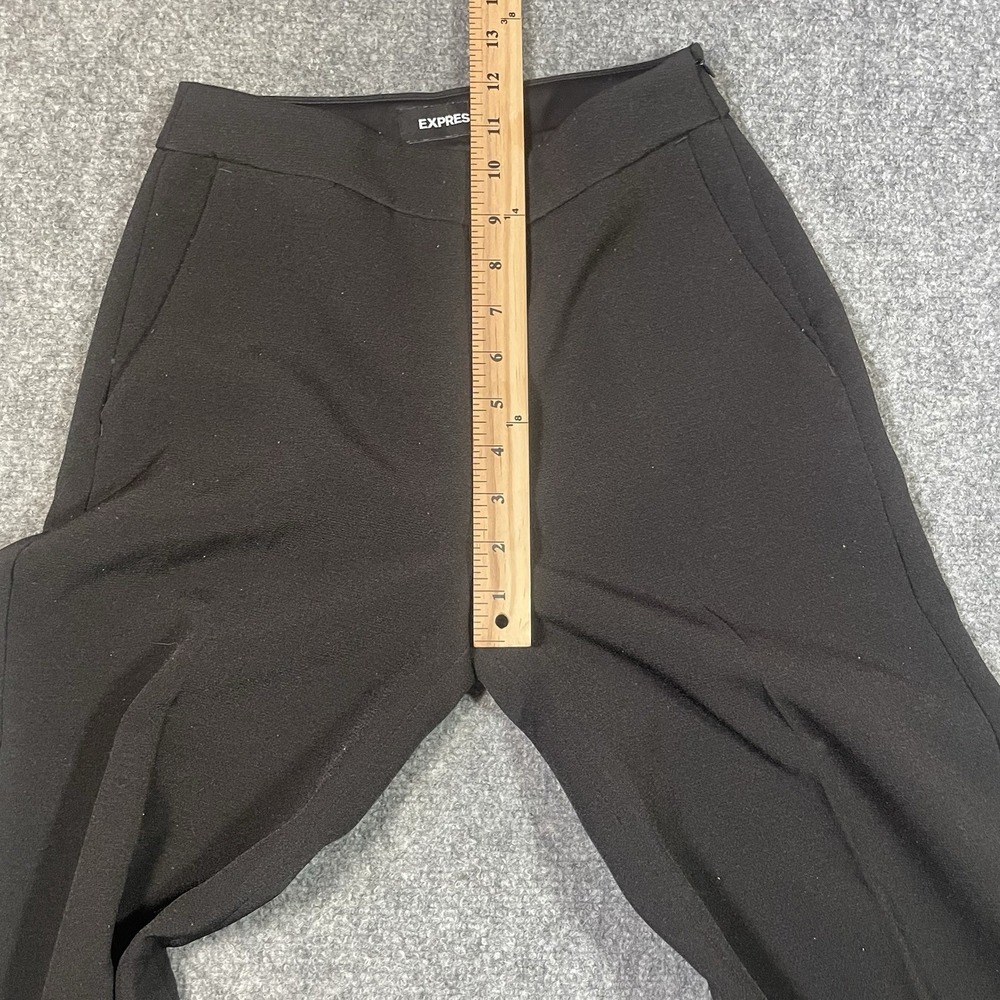 Express Wide Leg Dress Pants Womens Size 00R Flat Front High Rise Slacks Pockets - Picture 7 of 13